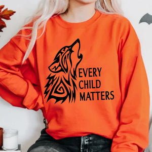 Every Child Matters, Wolf Orange Shirt Day, Residential Schools