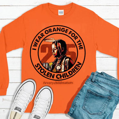 I Wear Orange For The Stolen Children, Orange Shirt Day, Residential Schools