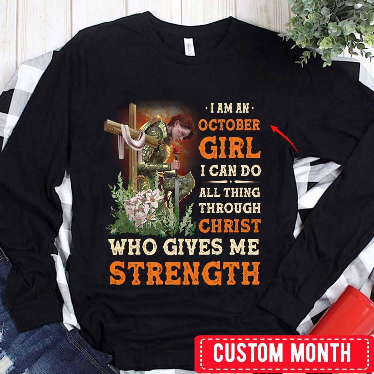 I'm An October Girl, Personalized Birthday Shirts