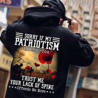 Sorry If My Patriotism Offends You Patriot Shirts