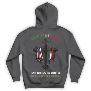 Patriotic Shirts For Men Mexican By Blood American By Birth Patriot By Choice