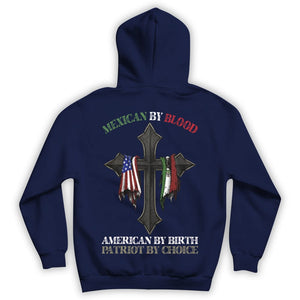 Patriotic Shirts For Men Mexican By Blood American By Birth Patriot By Choice