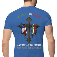 Patriotic Shirts For Men Mexican By Blood American By Birth Patriot By Choice