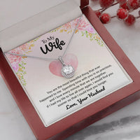 To My Wife Eternal Hope Necklace From Husband – I Love Every Minute That We Are Together