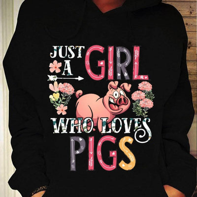 Just A Girl Who Loves Pigs Shirts
