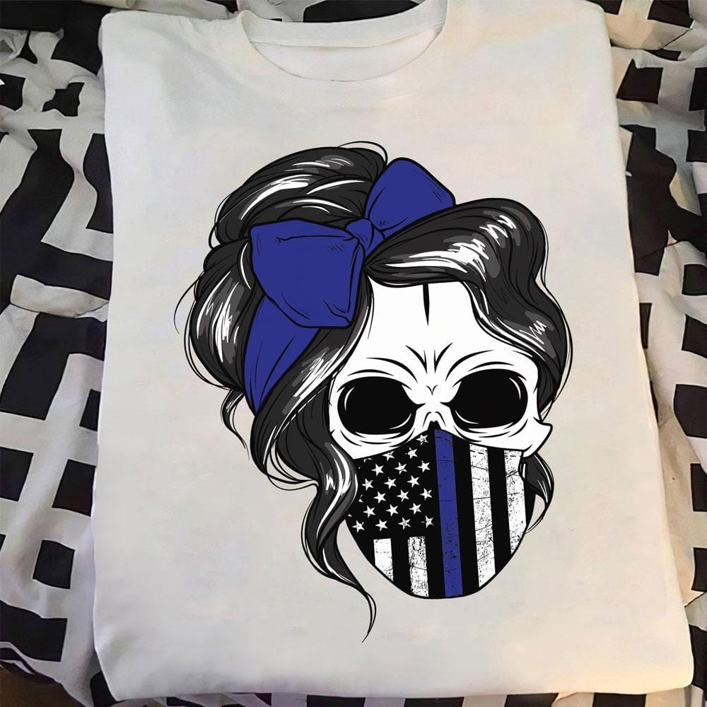 Camiseta de mujer policía