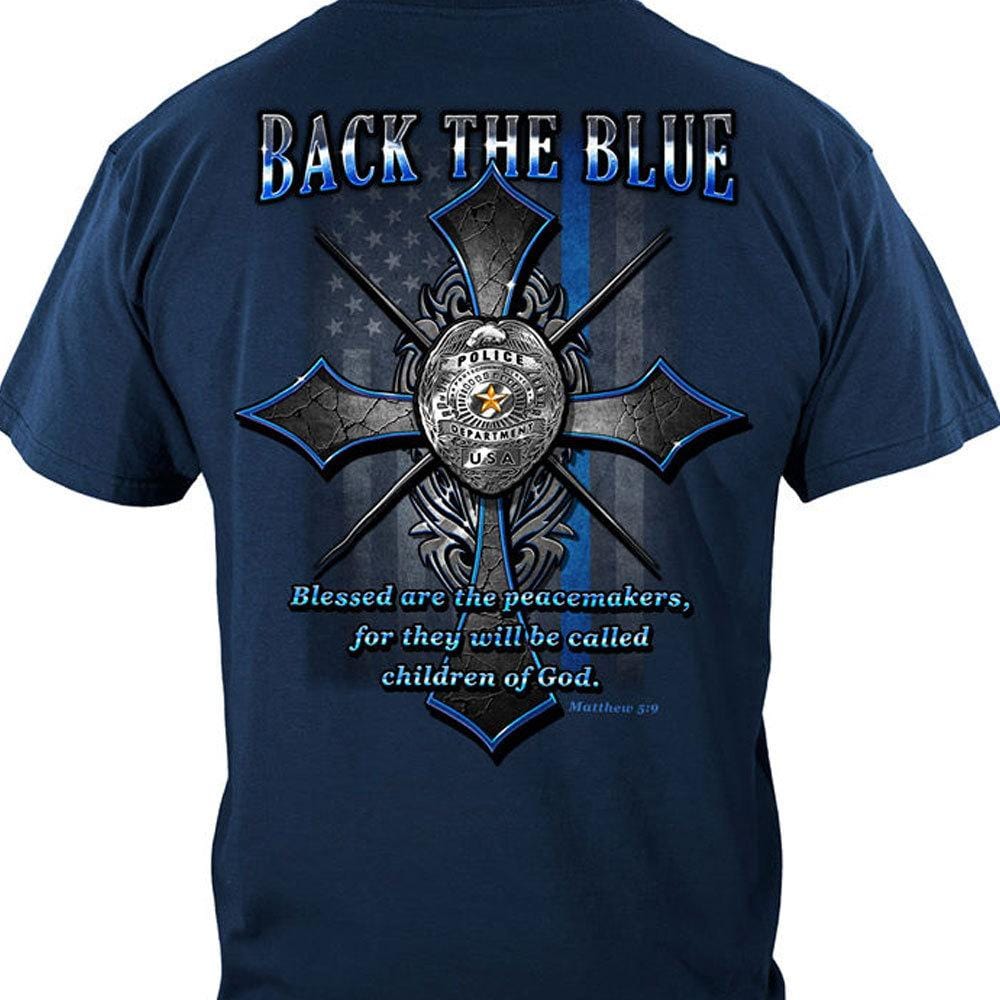 Police Shirts Back The Blue, Police T Shirt