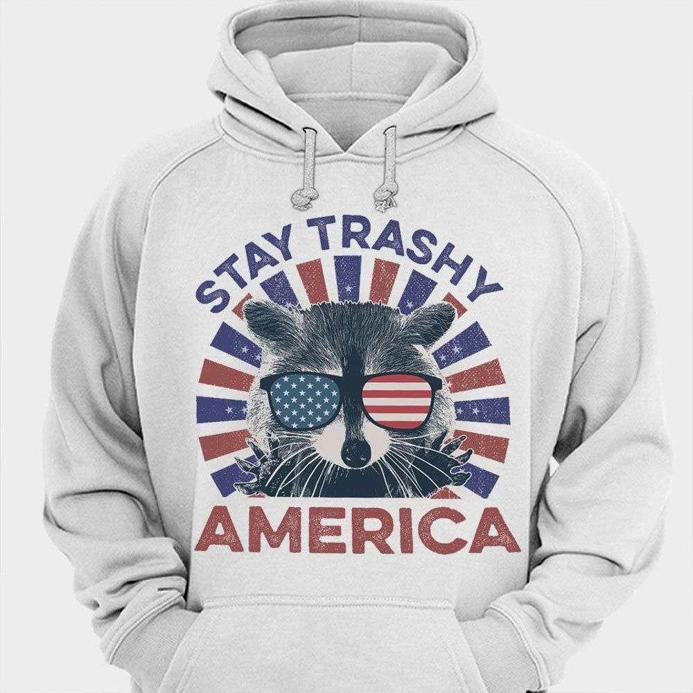 Stay Trashy America Raccoon Shirts