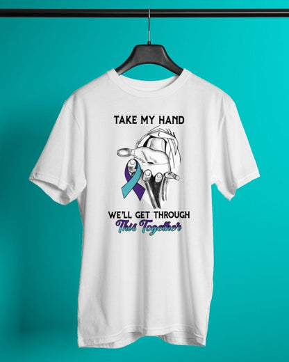 Toma mi mano, juntos superaremos esto. Camiseta clásica