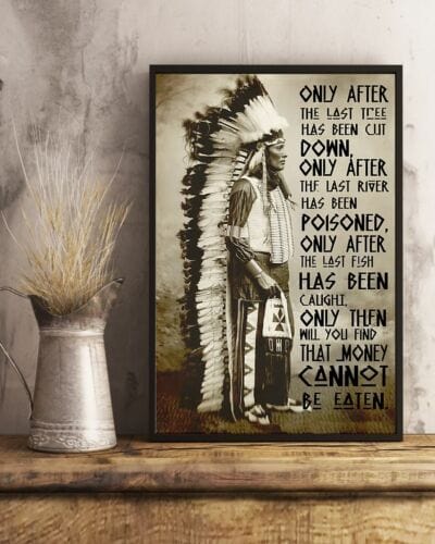 Native American Poster, Canvas
