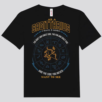 Como Sagitario tengo 3 lados Camisetas