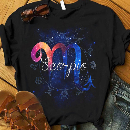Camisetas de Escorpio con el signo del zodiaco
