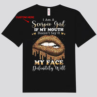 I'm A Scorpio Girl Personalized Shirts