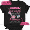 A Queen Was Born Happy Birthday To Me, Personalized Birthday Shirts