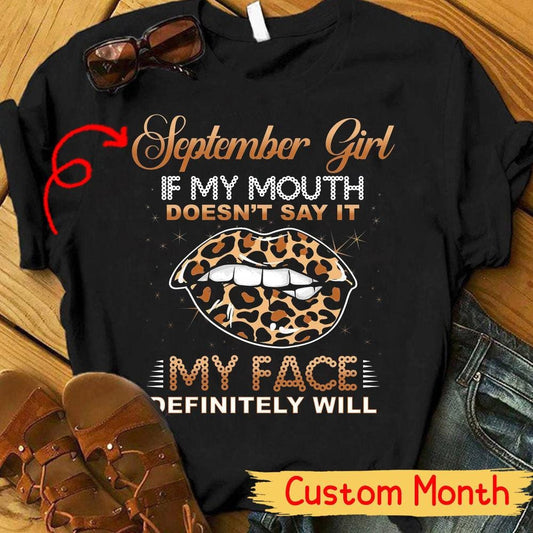 Si mi boca no lo dice, mi cara lo hará, camisetas de cumpleaños personalizadas