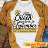 This Queen Was Born Happy Birthday To Me, Personalized Birthday Shirts