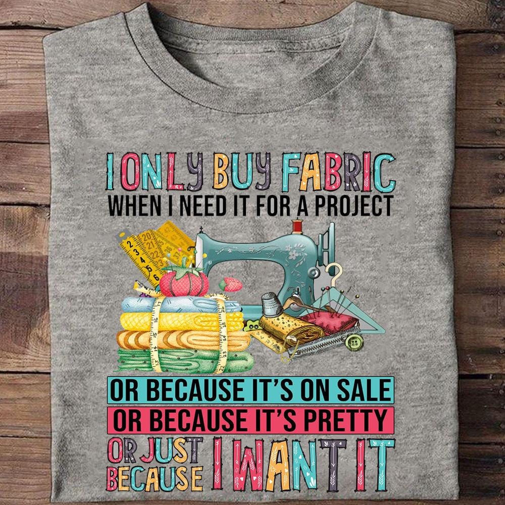 Solo compro camisas de tela para coser