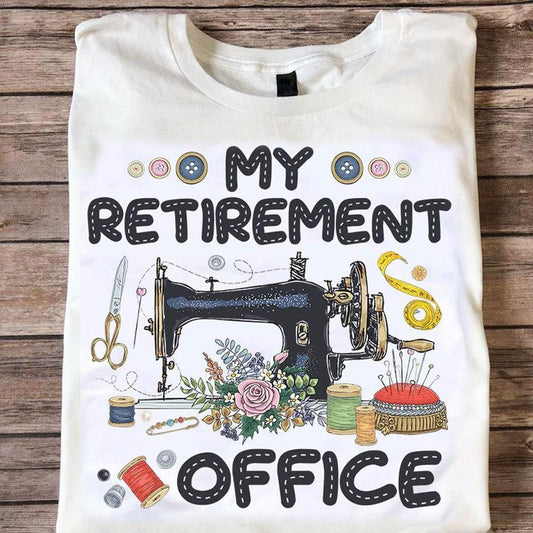Mi oficina de jubilación: costura de camisas