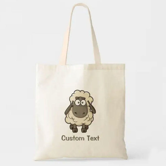 Bolsa de mano personalizada con forma de oveja