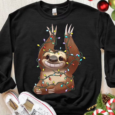 Funny Christmas Sloth Shirts