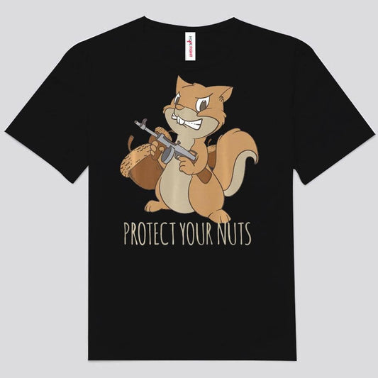 Camisetas de ardillas que protegen tus nueces