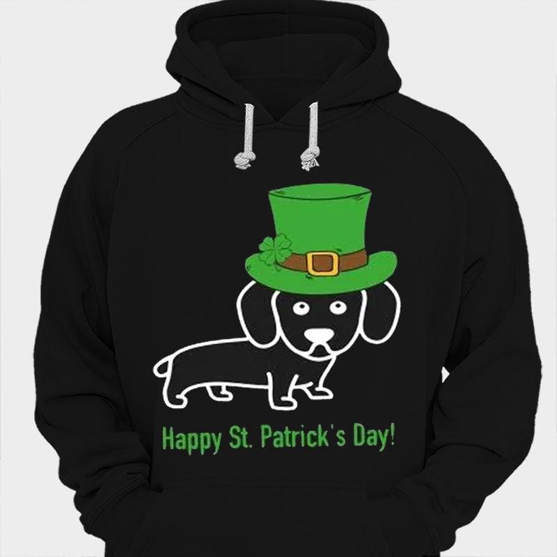 Camisetas para perros con el mensaje "Feliz día de San Patricio"