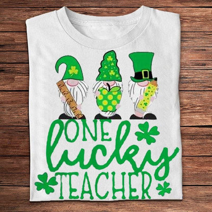 One Lucky Teacher St Patricks Day Shirts