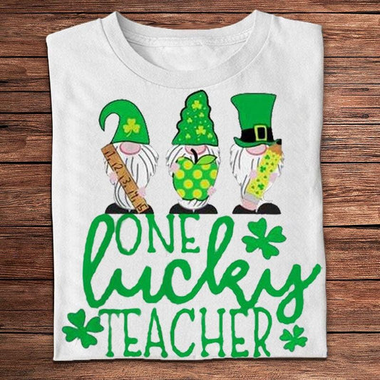 One Lucky Teacher St Patricks Day Shirts