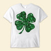 Glitter Shamrock St Patricks Day Shirts