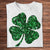 Glitter Shamrock St Patricks Day Shirts