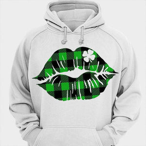 Shamrock Lucky Lips St Patricks Day Shirts