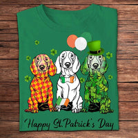 Happy St Patricks Day Dachshund Shirts