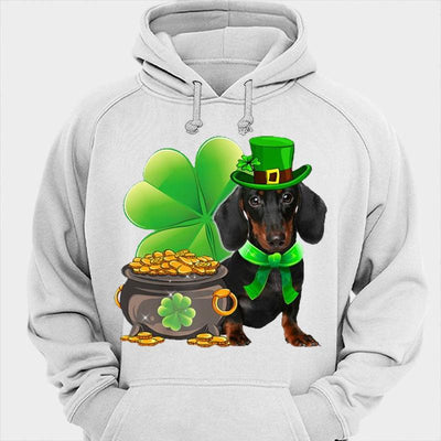 Funny Dachshund Dog Shamrock Irish  St Patricks Day Shirts