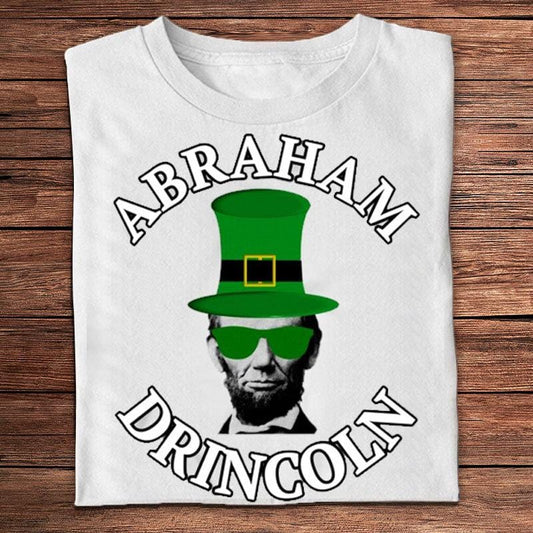 Camisetas divertidas para beber del Día de San Patricio de Abraham Drincoln