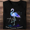 Hope With Flamingo Suicide Awareness Shirts