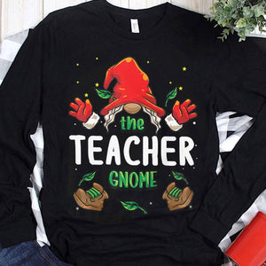 The Teacher Gnome Christmas Hoodie, Shirts