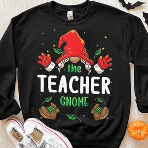 The Teacher Gnome Christmas Hoodie, Shirts