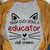 Camiseta de educador, camiseta de Kinda Busy Being A Educator y Cat Mom, camisetas de maestro