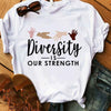 Teacher Shirts Diversity Is Our Strength, Hands Teacher T Shirts