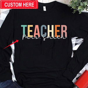 Personalized Teacher Shirts