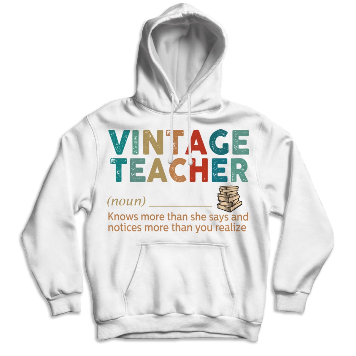 Vintage Teacher T Shirt, Noun Knows More Than She Says, Teacher Shirts