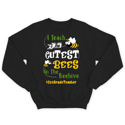 Personalized Teacher Shirts, I Teach Cutest Bees In The Beehive