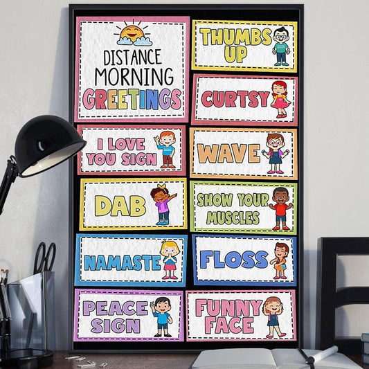 Social Distancing Classroom Posters