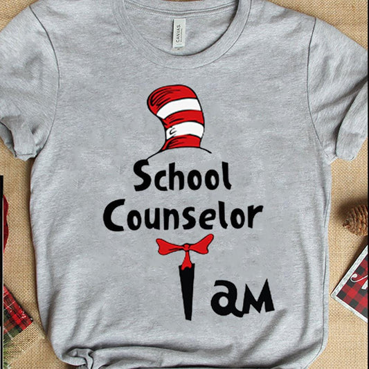 Funny Teacher Shirts I Am School Counselor, Funny Teacher Shirts