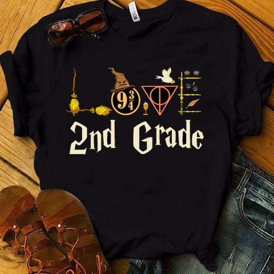 Camisetas para maestros de primaria, camisetas de Halloween para maestros de segundo grado, regalo para maestros