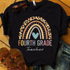 Elementary Teacher Shirts Fourth 4th Grade, Rainbow Teacher Shirt