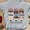 Pre K Teacher Shirts Teach Love Inspire, Pencils Teacher T Shirts