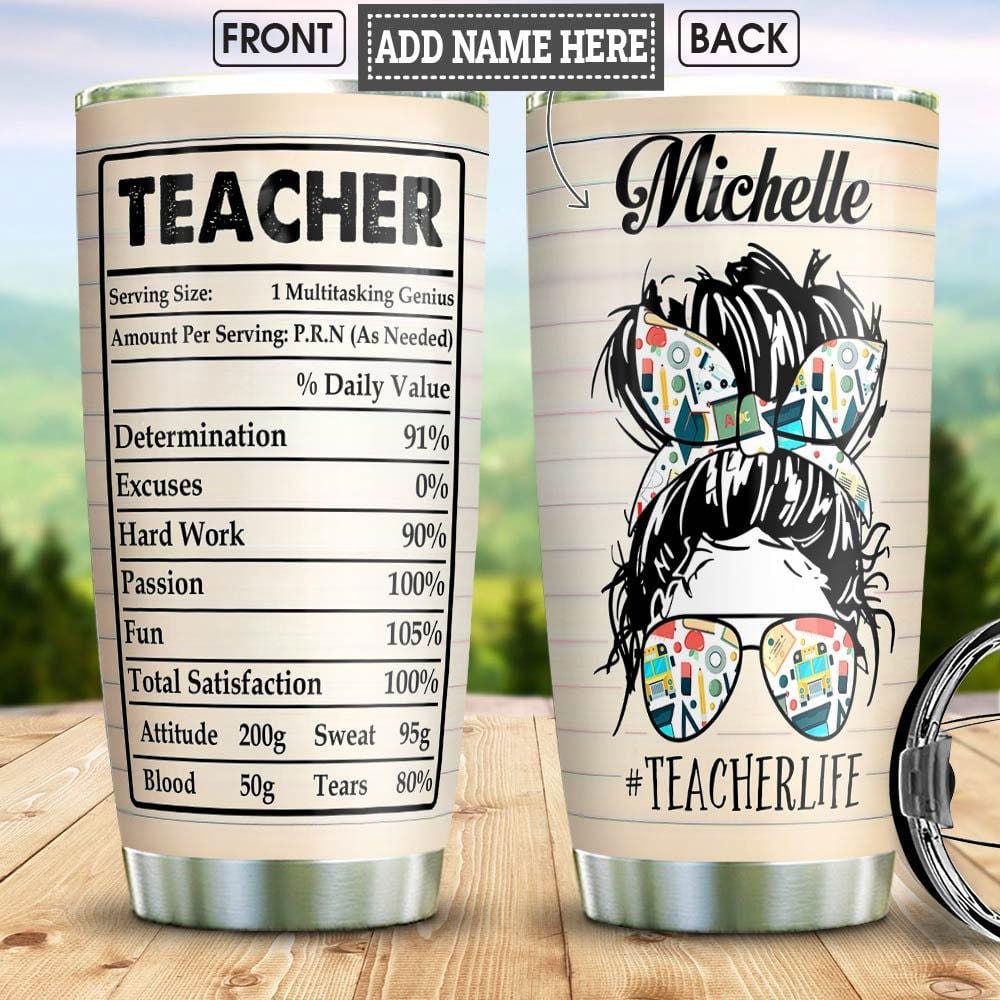 Teacher Life Tumbler Funny Tumblers Best Teacher Gifts - Upfamilie Gifts  Store