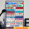 Personalized Teacher Posters For Classroom, You Are My Student Canvas, Wall Print Art