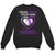 I Wear Purple For Mom With My Heart Alzheimer Sweatshirt, Shirts